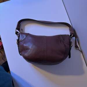 Fossil Genuine Leather Brown Ergo Shoulder Crossbody Bag